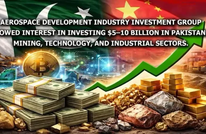 چین کے ایرو سپیس گروپ کا پاکستان میں سرمایہ کاری میں اظہار دلچسپی