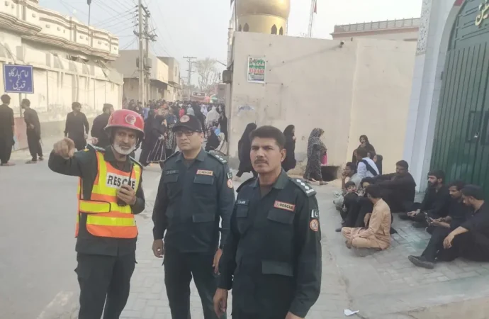 حضرت علی رضی اللہ تعالیٰ عنہ کی شہادت کے سلسلہ میں منعقد ہونے والی مجالس اور جلوسوں کے دوران ریسکیو نے 94 عزاداروں کو موقع پر ابتدائی طبی امداد فراہم کی