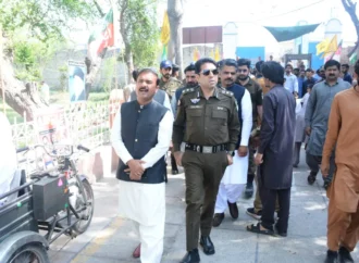 امن و امان کی صورتحال کو یقینی بنانے کیلئے ڈی پی او ساجد حسین نے ڈی سی کے ہمراہ شہر کے مختلف اہم مقامات کا دورہ کیا