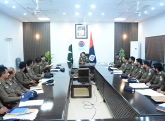 ڈی پی او جھنگ ساجد حسین کی زیر صدارت انچارج چوکیات کی میٹنگ