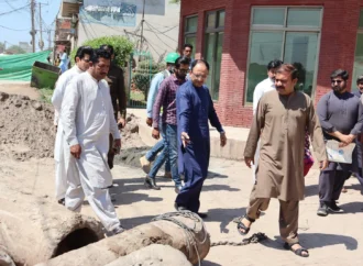 ڈپٹی کمشنر علی اکبر بھنڈر نے واسا ٹیم کے ہمراہ پرانا چنیوٹ روڈ کا تفصیلی دورہ کیا