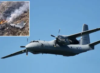 روس کا فوجی نقل و حمل کا طیارہ کریمیا میں گر کر تباہ