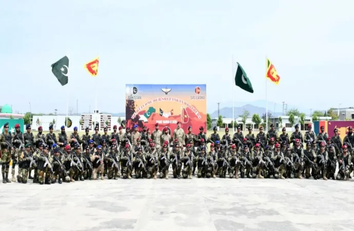 پاکستان اور سری لنکا کی مشترکہ انسدادِ دہشتگردی مشق تربیلا میں شروع