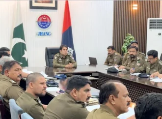 ڈی پی او جھنگ ساجد حسین کی زیرِ صدارت کرائم میٹنگ، جرائم کے خاتمے کیلئے سخت اور فیصلہ کن اقدامات کا اعلان