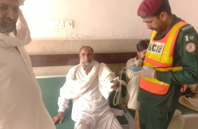 مہلوآنہ موڑ میں تدفین کے دوران شہد کی مکھیوں کا حملہ، 4 افراد زخمی،ریسکیو