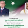 پاکستان اور قطر کا پائیدار امن کیلئے سفارتی کوششوں کو آگے بڑھانے کے عزم کا اعادہ