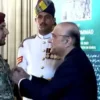 صدرمملکت نے مسلح افواج کے افسران و جوانوں کو فوجی اعزازات سے نوازا