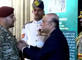 صدرمملکت نے مسلح افواج کے افسران و جوانوں کو فوجی اعزازات سے نوازا