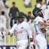 ٹیسٹ سیریز:پہلے میچ میں پاکستان کے خلاف بنگلہ دیش نے پہلے روز 301 رنز بنا لئے،