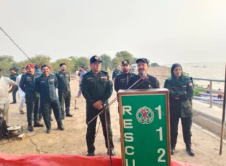 ریسکیو 1122 کے زیر اہتمام ممکنہ سیلابی صورتحال کے پیش نظر ہیڈ تریموں پر موک ایکسرسائز کا انعقاد