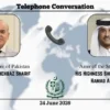 امیرِ قطر کی پاکستان کی کامیاب سفارتی کوششوں پر وزیراعظم کو مبارکباد