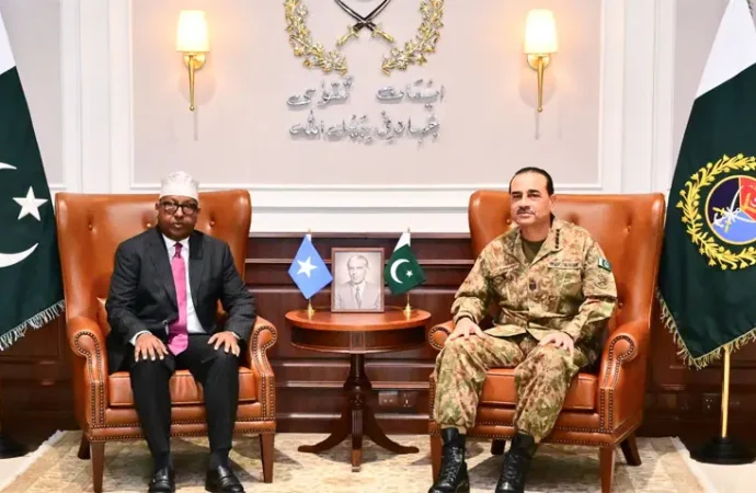 پاکستان اور صومالیہ کا دفاعی روابط مضبوط بنانے اور سیکیورٹی تعاون بڑھانے پر زور
