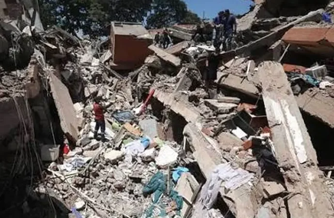 کولمبیا میں شدید زلزلے کے نتیجے میں ایک سو دس افراد ہلاک ہوگئے