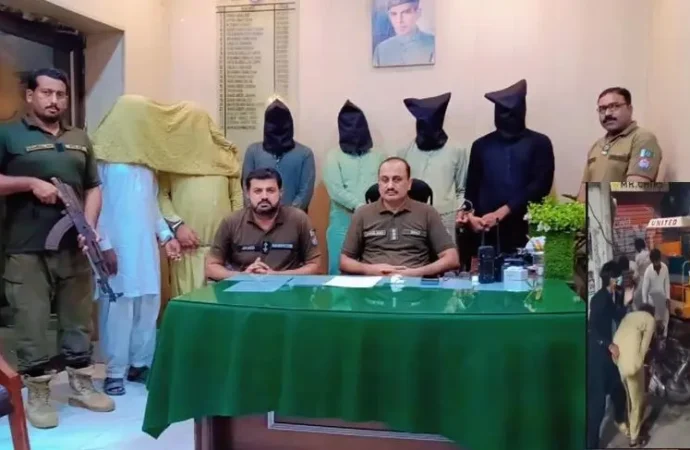 جھنگ سٹی،شیریں چوک کے قریب نوجوان پر تشدد، ڈی پی او جھنگ کا فوری نوٹس،مقدمہ درج، 6 ملزمان گرفتار