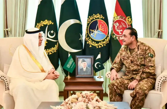 چیف آف ڈیفنس فورسز کا سعودی عرب کے ساتھ دیرینہ تزویراتی شراکت داری مزید مضبوط بنانے کے عزم کا اعادہ