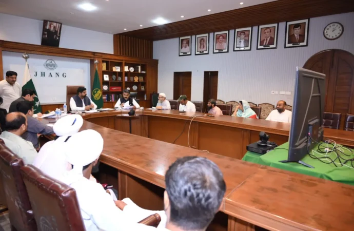 ڈپٹی کمشنر بابر صاحب دین کی زیر صدارت ڈسٹرکٹ ویلفیئر و ری ہیبلیٹیشن یونٹ کا اجلاس