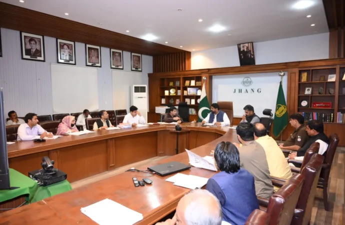 ڈپٹی کمشنر بابر صاحب دین کی زیر صدارت ڈسٹرکٹ کوالٹی کنٹرول بورڈ کا اجلاس منعقد ہوا
