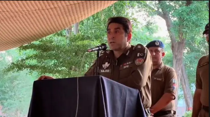 غیر قانونی اسلحہ رکھنے، نمائش اور خرید و فروخت کے خلاف سخت کریک ڈاؤن کا حکم، ڈی پی او ساجد حسین