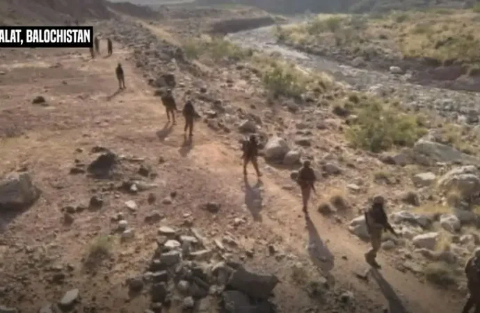 سکیورٹی فورسز نے بلوچستان کے ضلع قلات میں 12 دہشت گردوں کو ہلاک کردیا