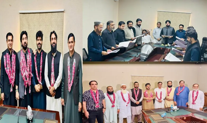 جھنگ چیمبر آف کامرس اینڈ انڈسٹری کی نومنتخب باڈی نے حلف اٹھا لیا، ملک فیصل عباس اکیرا صدر اور فہد خالد نائب صدر منتخب