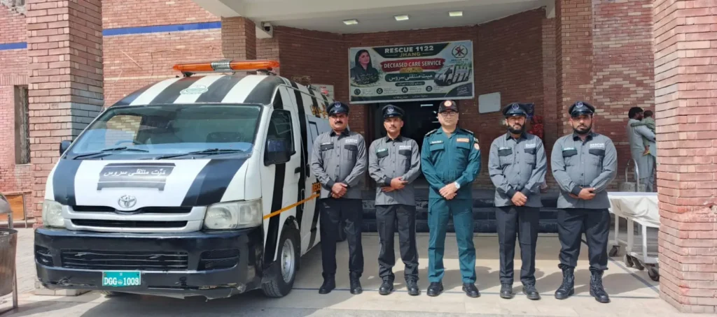 حکومت پنجاب کے عوامی فلاحی اقدام میت منتقلی سروس، تکریم کے ساتھ کا ضلع جھنگ میں باقاعدہ آغاز کردیا گیا