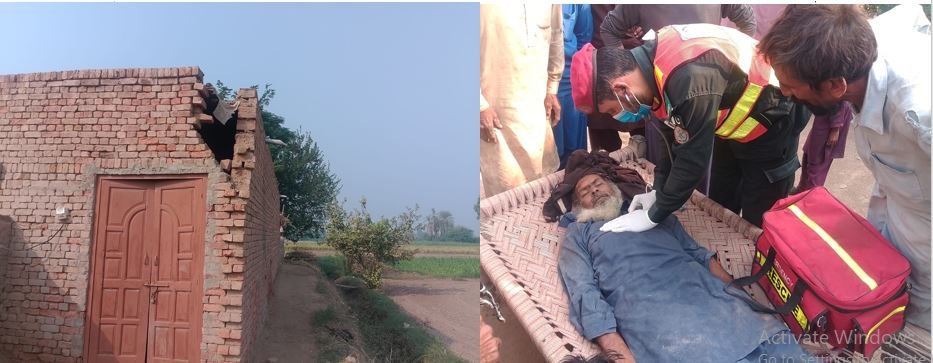 شورکوٹ کے نواحی علاقے 17 گھگھ میں چھت کا حصہ ٹوٹنے سے 52 سالہ شخص جاں بحق، لواحقین کا لاش ہسپتال منتقل کرنے سے انکار