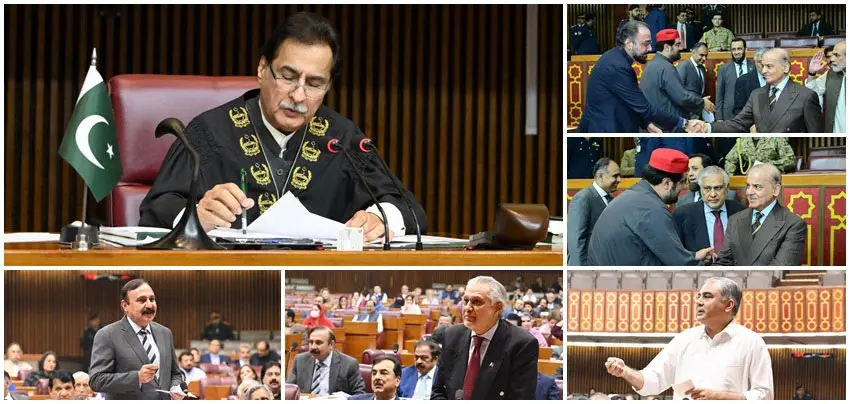 پارلیمنٹ کا مشترکہ اجلاس،خیبر پختونخوامیں ایمرجنسی، گورنر راج کے نفاذ کی منظوری