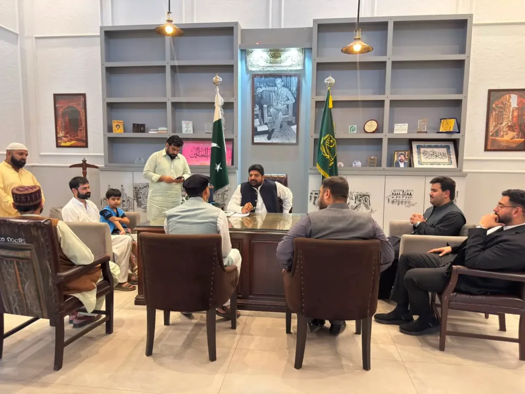 اوپن ڈور پالیسی کے تحت شہریوں کی شکایات اور مسائل کے فوری ازالے کا سلسلہ جاری